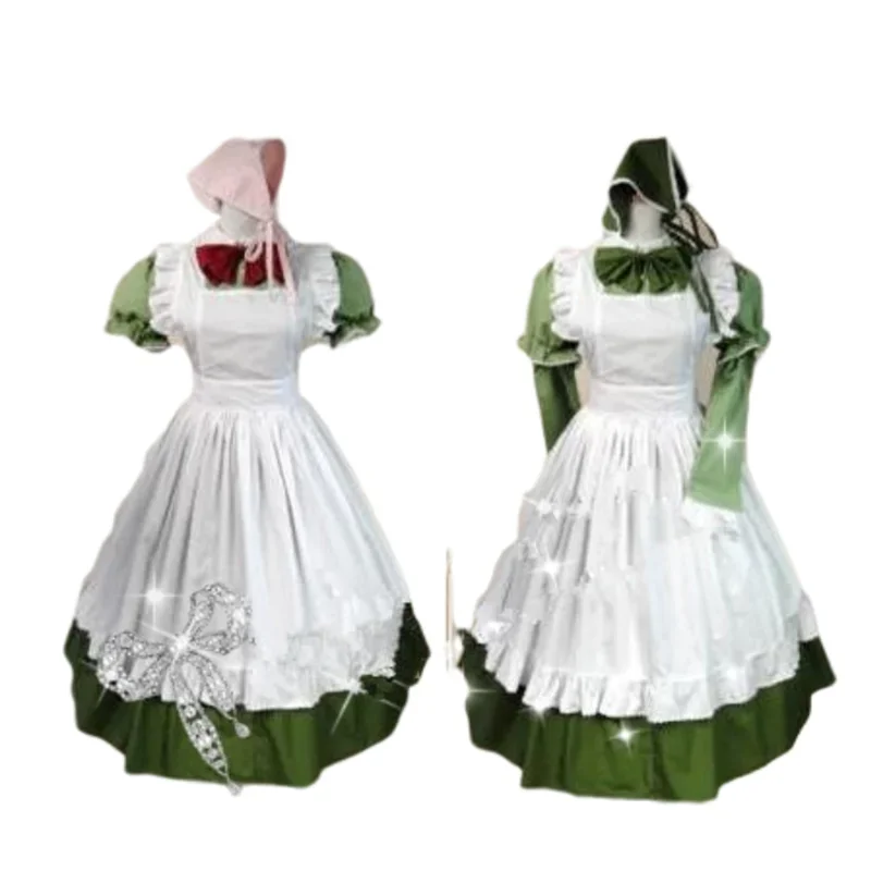 Anime APH Maid Apron Dress Axis Powers Hetalia Hungary Cosplay Costume