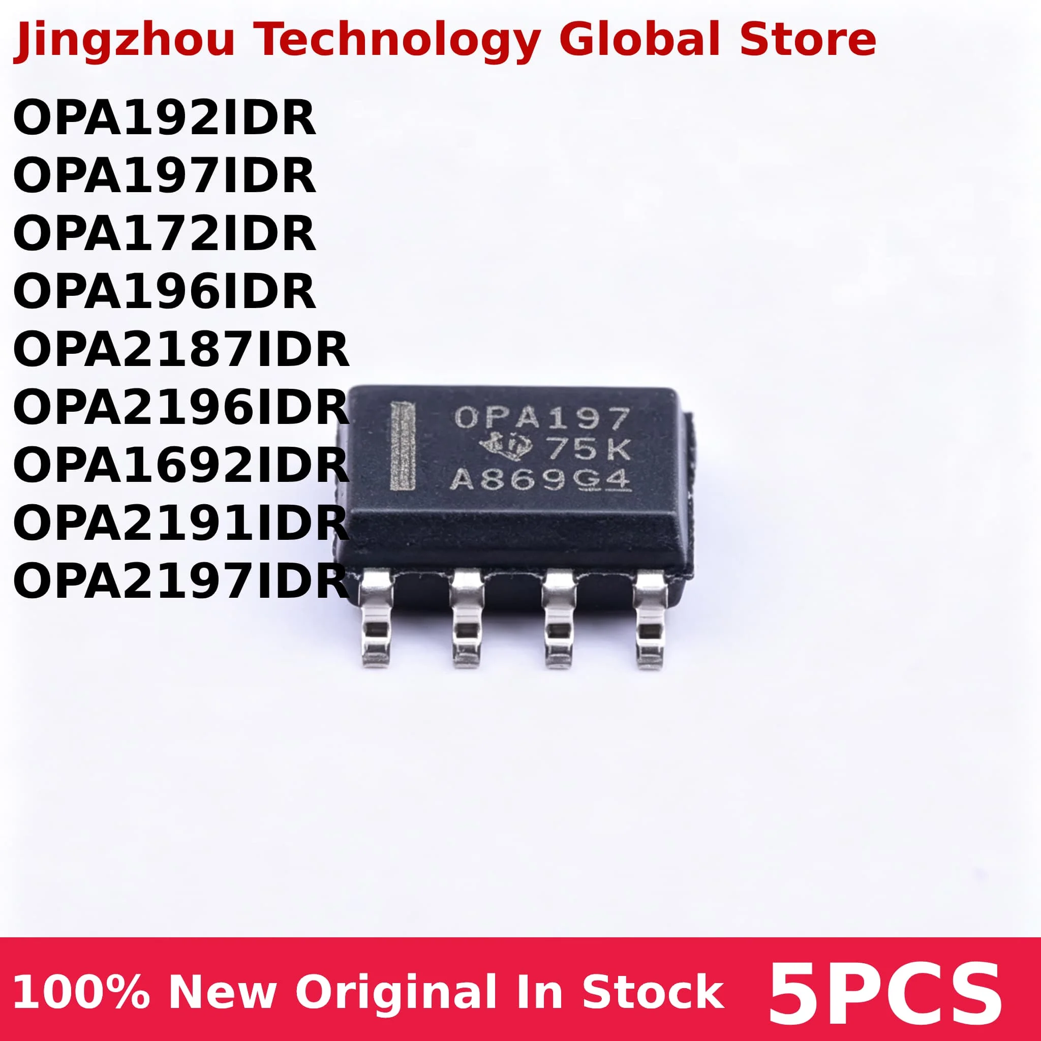5PCS OPA2196IDR OPA1692IDR OPA2191IDR OPA2187IDR OPA2197IDR OPA197IDR OPA192IDR OPA172IDR OPA196IDR sop8 Chip Wholesale