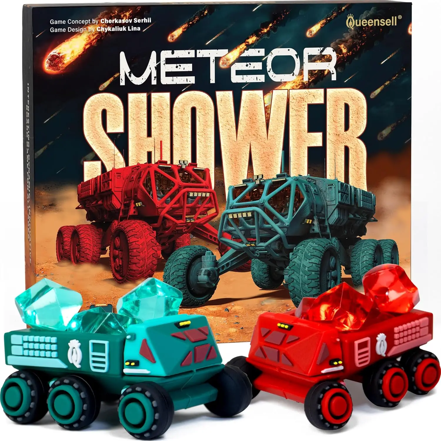 

Meteor Shower: Fast Strategy Board Game for 2 Players – Educational Family Game for Ages 8+