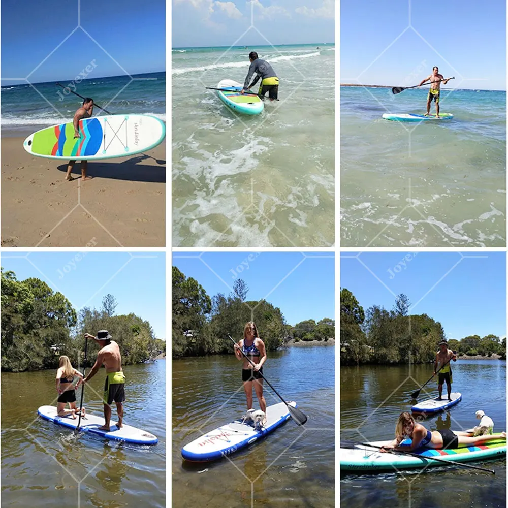 Ensemble de planche à pagaie double Sup Stand Up, sports nautiques, plage