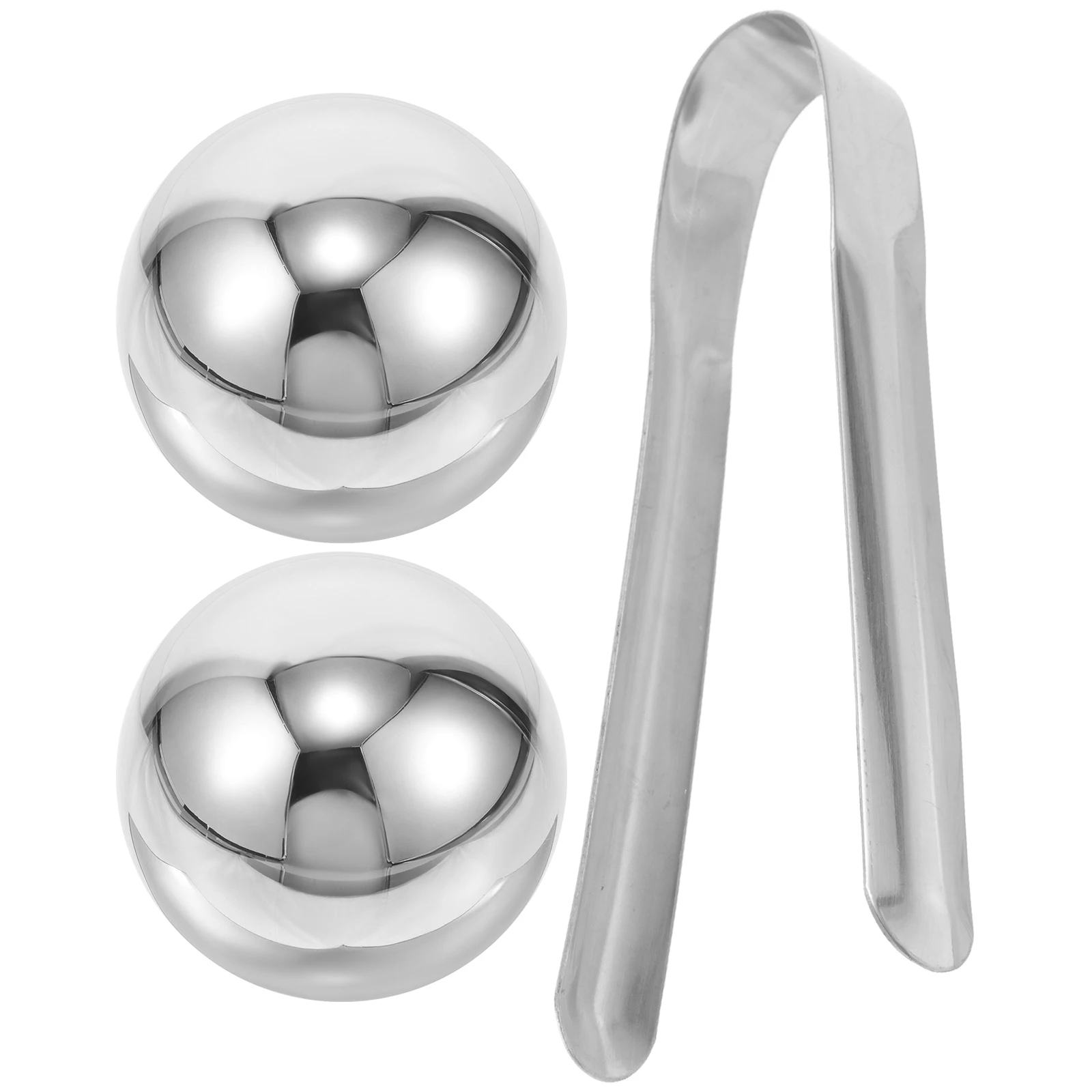 

1 set Stainless Steel Non Melting Metal Sphere Coffee Chilling Drink Tools Ice Cooling Drink Balls Cream Reusable