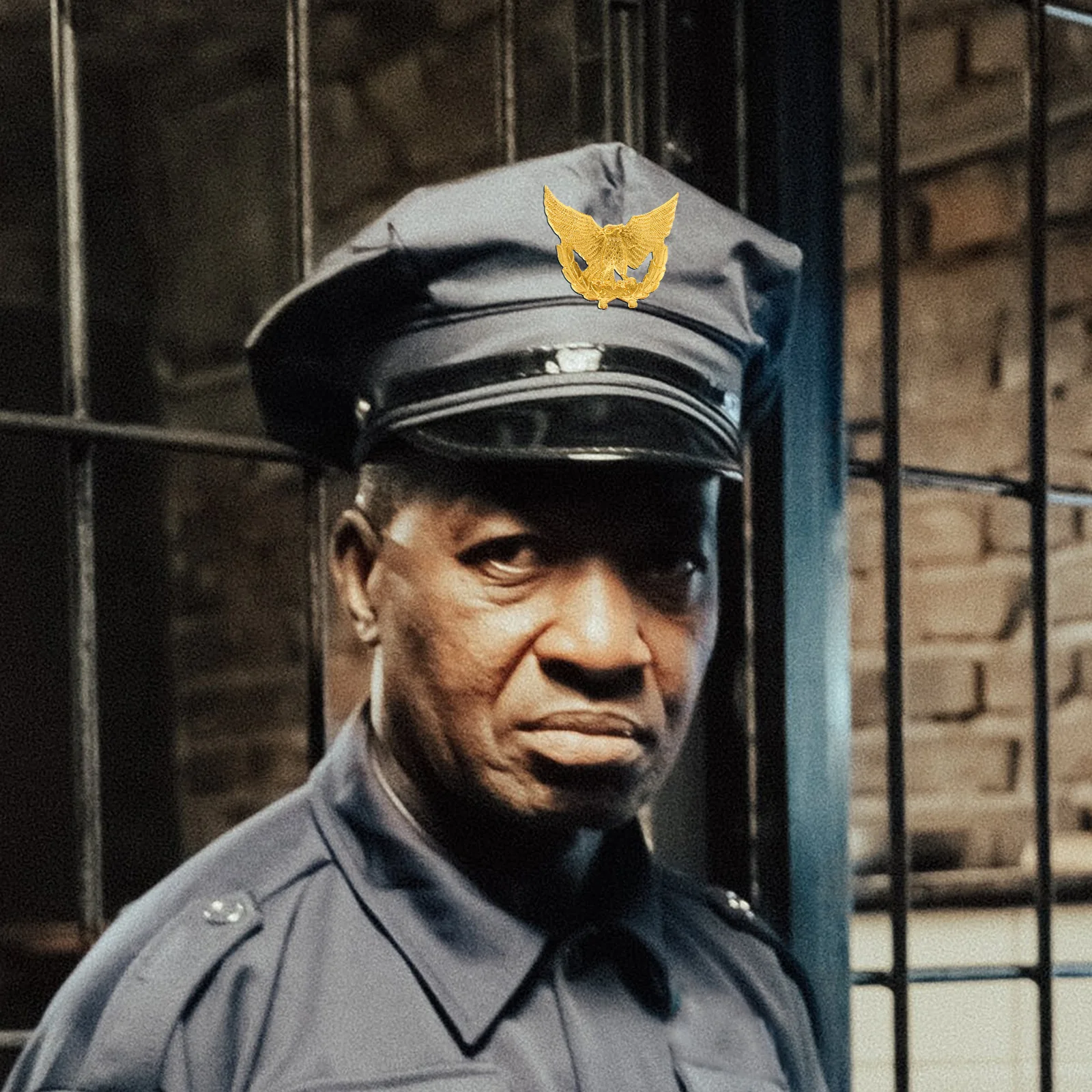 Metal Hat Eagle Lapel Pin Security Uniform Eagle Badges Clothes Brooch Pins Zinc Alloy Decorative Accessory