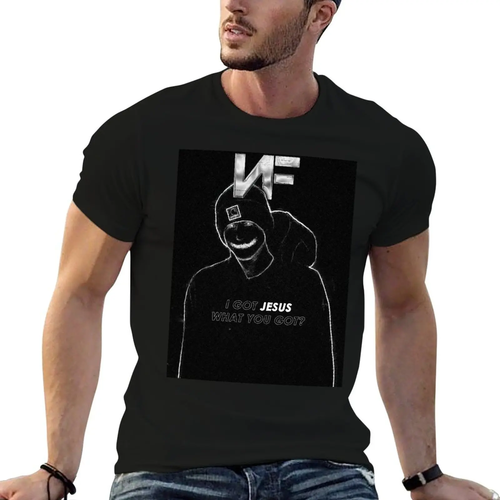 

NF - I Got Jesus T-Shirt t shirts for man pack white anime t shirts oversize T-Shirt