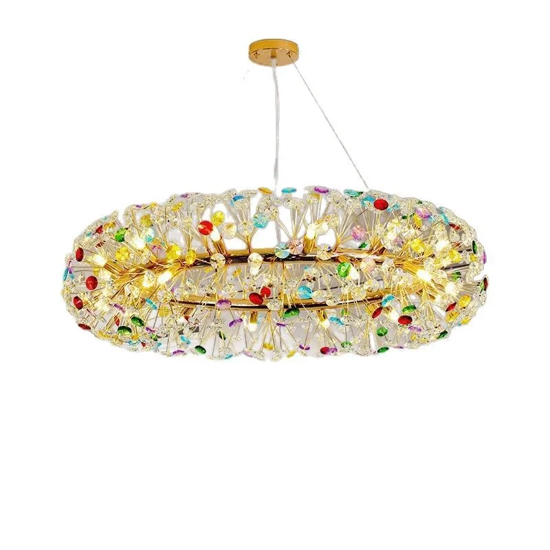 

delier, living room light creative, dandelion, modern simplicity, atmospheric master bedroom, dining room, hotel color lights
