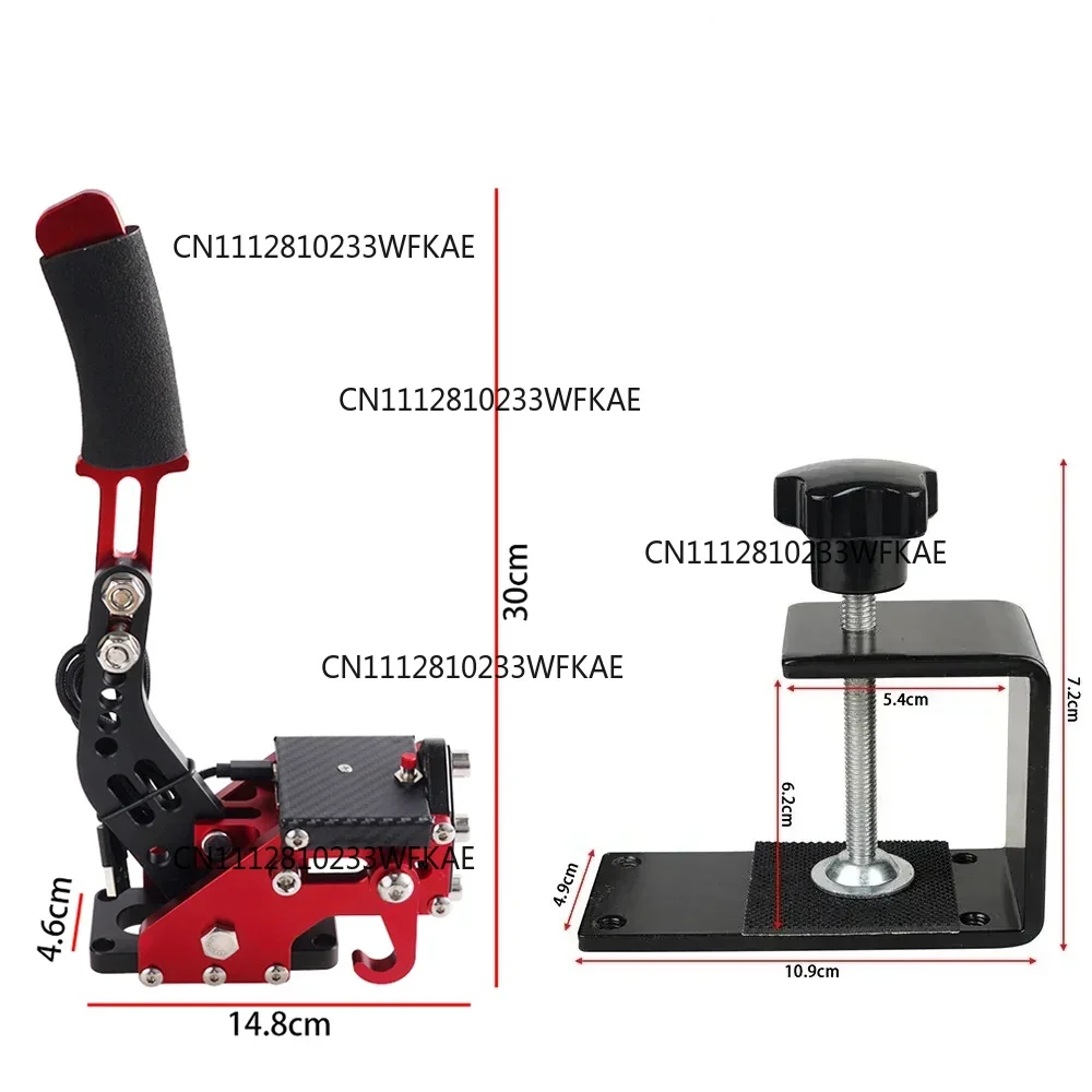 PC USB Handbrake with Fixing Clamp Bracket For Logitech G29 For PS4/PS5 SIM Racing Game