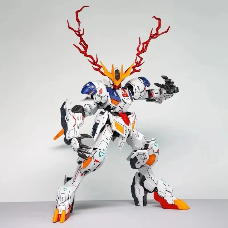 1/100 Max Iron Blooded Orphans Barbatos Lupus Mech Bausatz, Actionfiguren, Sammlerstück, Spielzeug, Tischdeko, Puppe, Geschenk