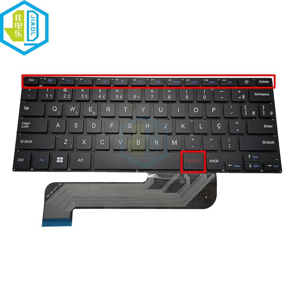 

New BR Brazil fit Portuguese Brazilian Keyboard For Compaq Presario CQ-25 CQ25 Laptop Keyboards NETFLIX Keycaps 277-16 XK-HS002