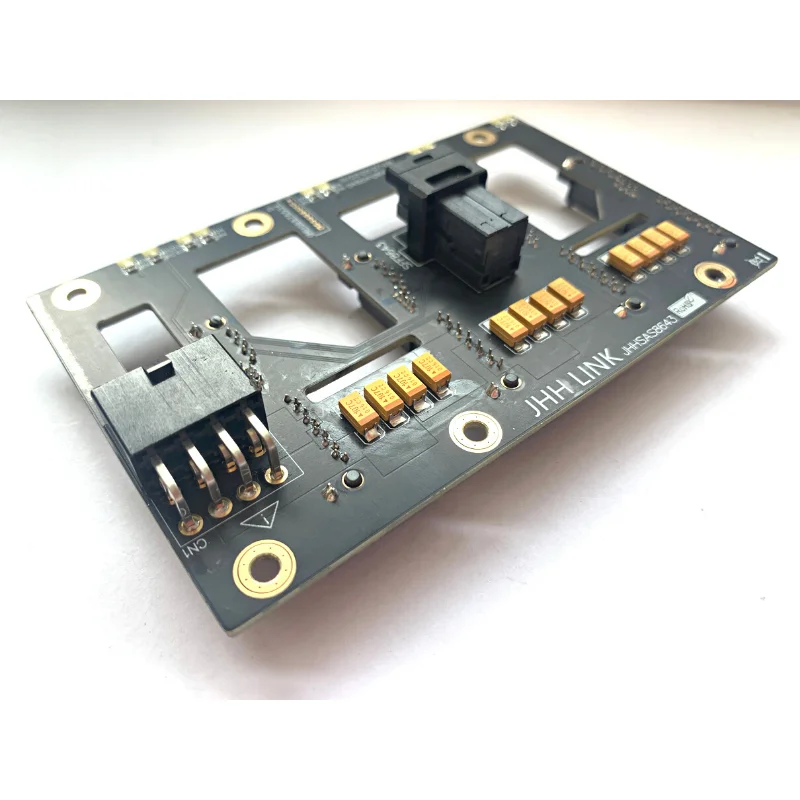 JHHLINK SFF-8643 to 4X SAS/SATA Backplane 4-Drive Expansion Card