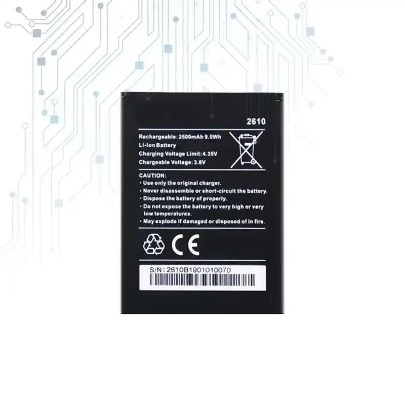 

For Wiko 2610 Mobile Phone Battery Long-Lasting Performance 2500mAh Environmentally Friendly