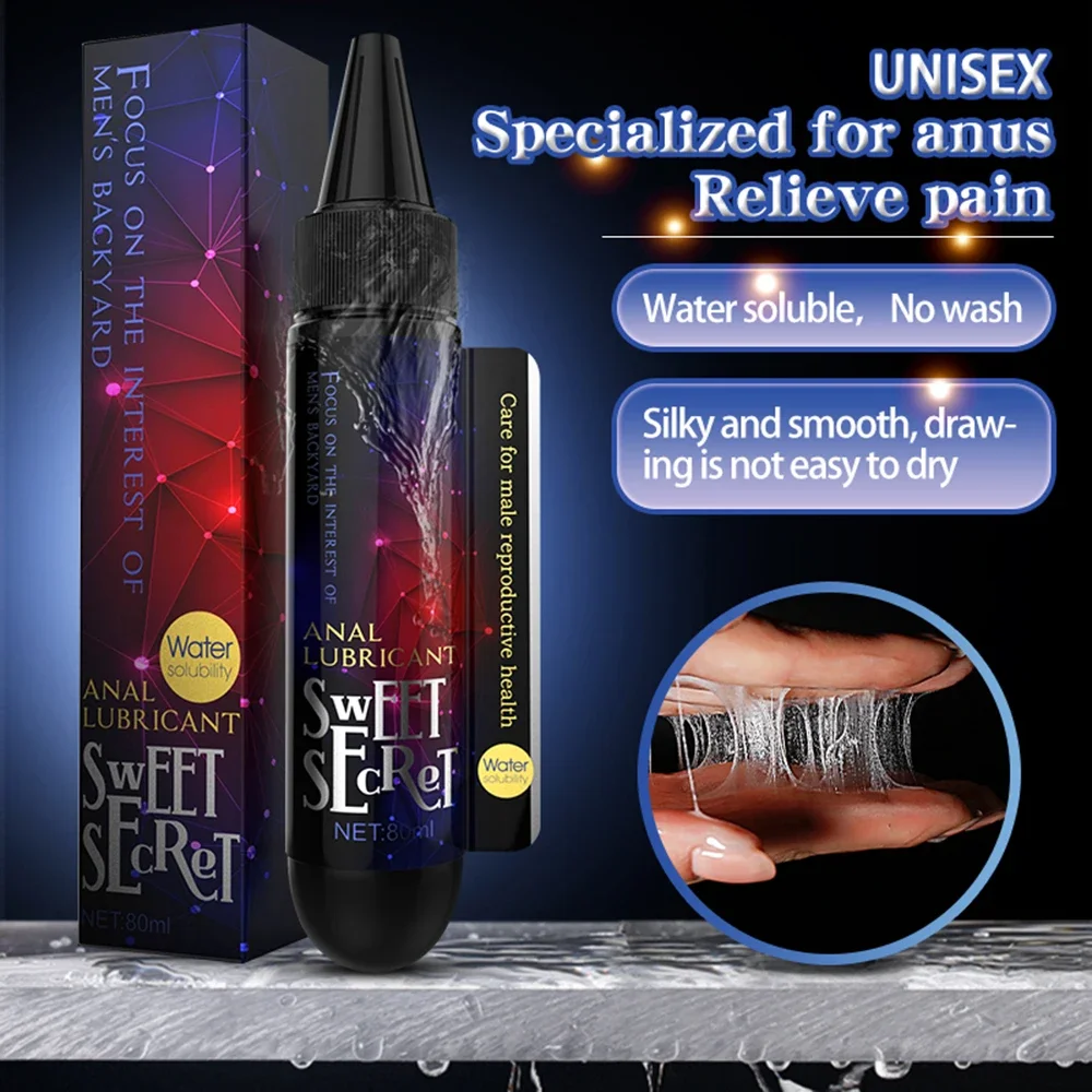 80Ml Analgesic Anal Lubrication Gay Lubricant for Sex Lube Massage Oil Anti-Pain Intimate Goods for Adult Sex Products for Men