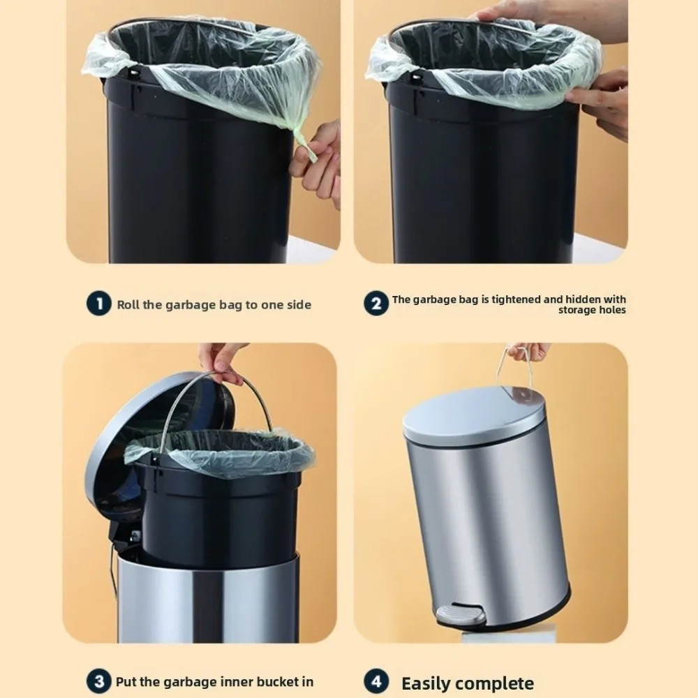 

Новые мусорные баки из нержавеющей стали для ванной комнаты, 8 л с крышками, корзина для мусора, педаль, откидная крышка, мусорное ведро для унитаза для дома, в помещении, отеля