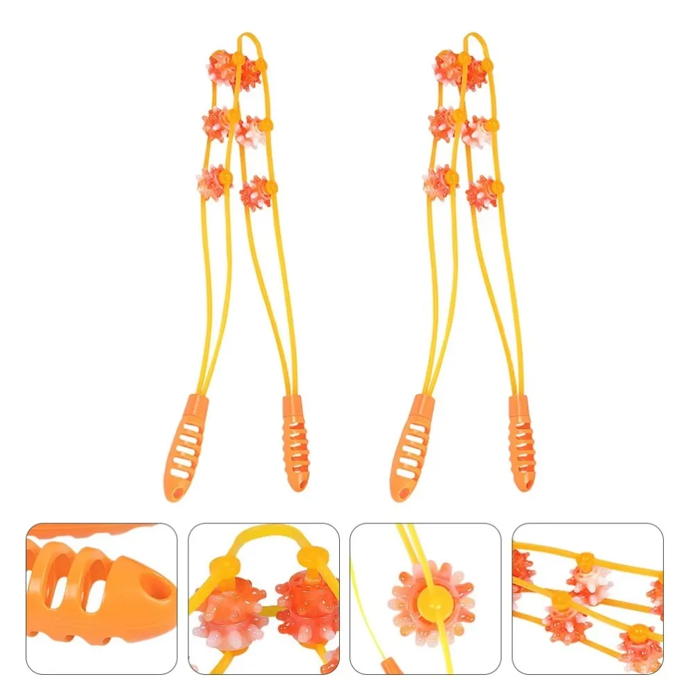 Hand-held Back Massager Massage Roller Tool Multi-Function Fitness Massage Roller Bead Shoulder Neck Muscle Massager