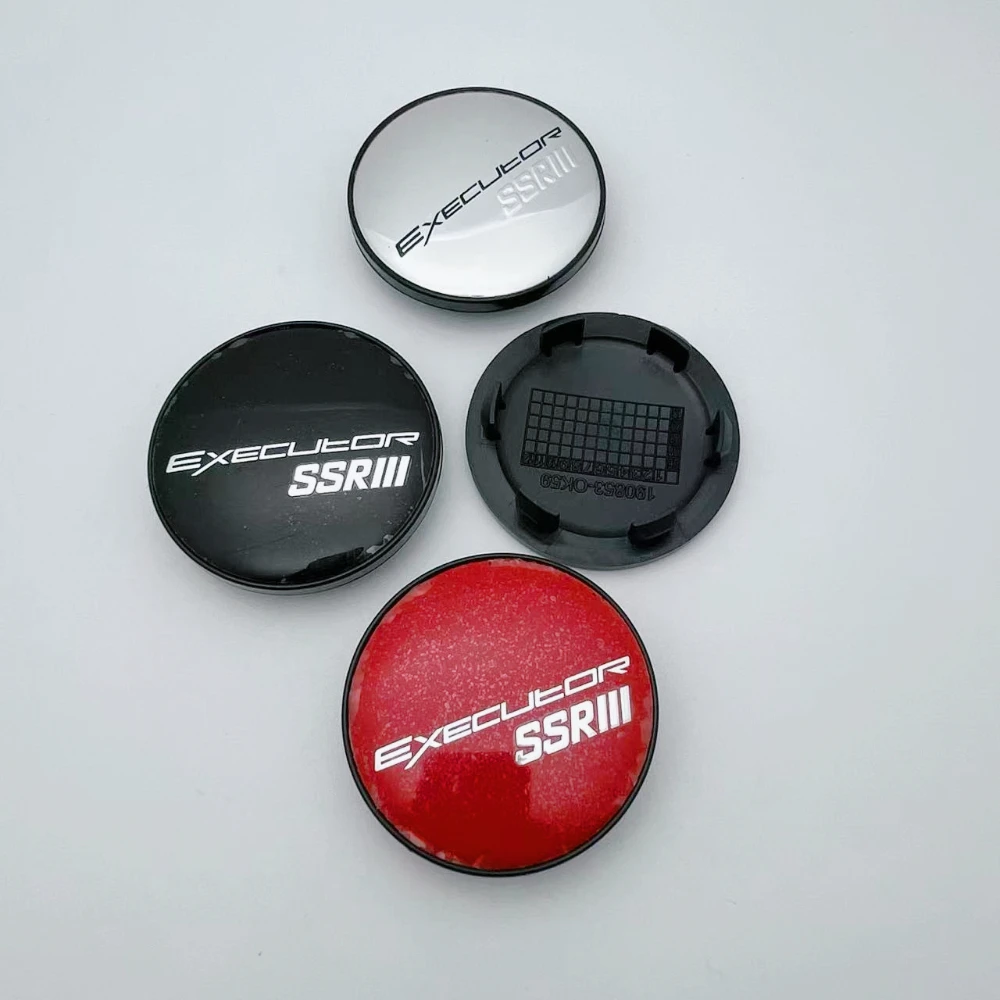 

4pcs 59mm 51mm Car Wheel Center Caps With SSR Executor Logo Emblem Wheel Hubcaps Rims Center Dust Cover Replace Car Accessories