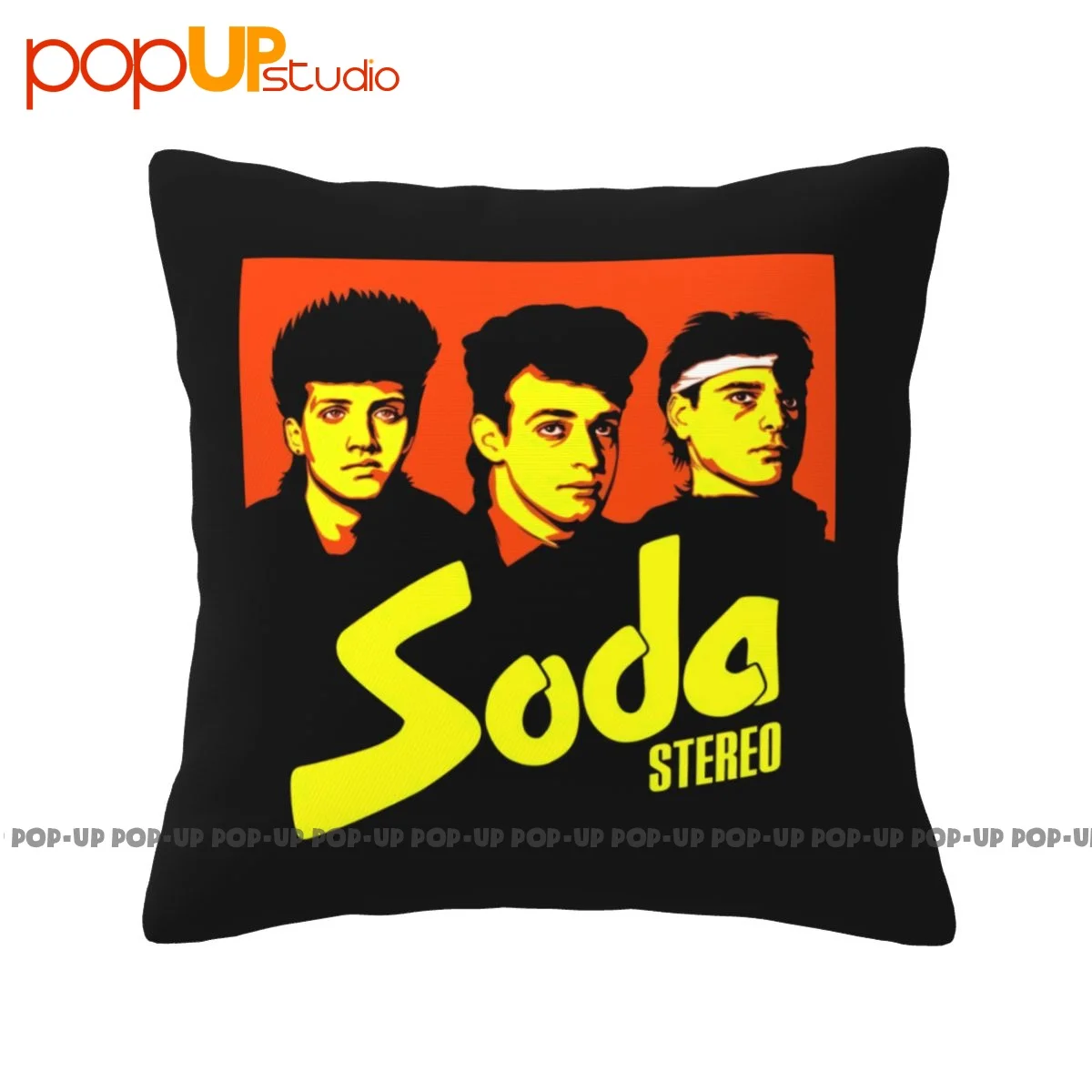 Autumn Best Design 2021 Argentine Rock Band Soda Stereo Pillowcase Throw Pillow Cover Washable Decoration Home Decorative