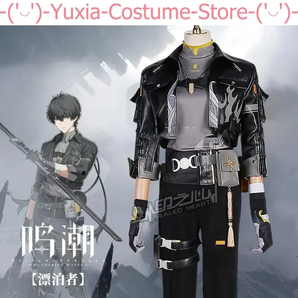 Men Rover Cosplay Game Wuthering Waves Costume V2.0 Fashion Handsome Combat Unifrom Halloween Party Role Play Clothing