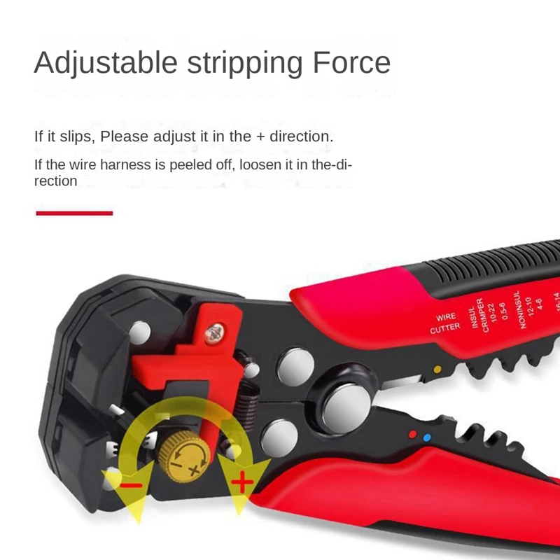 Multifunctional Stripping Pliers Electrician Special Accessory Part Five In One Crimping Pliers Automatic Pulling Shears