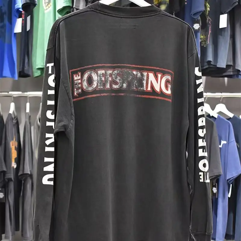 

Y2k Graphic T-shirt Men Women Vintage Top Hip Hop Streetwear Oversized Tshirt Long Sleeve Casual Clothing Winter Fashion Tee