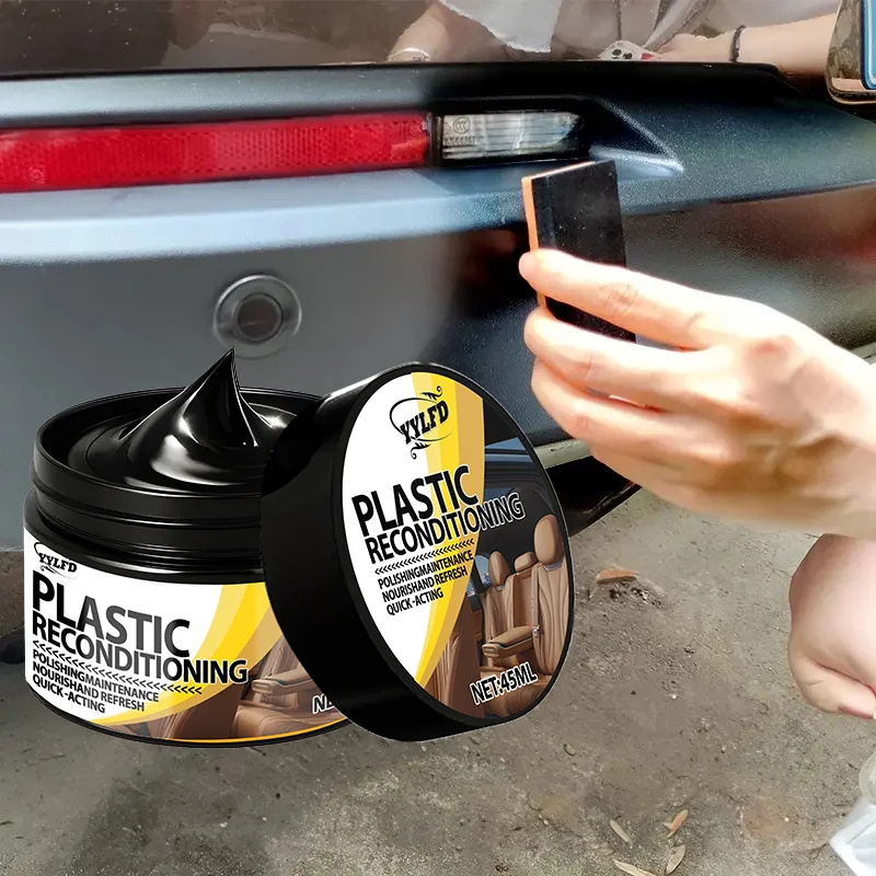 自動車用プラスチック補修剤 - 内装・外装プラスチック磨きワックス、傷補修・老化防止クリーム、タイヤにも最適