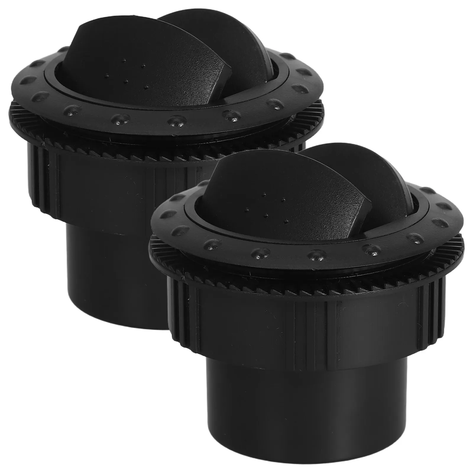 

2Pcs Black Car Air Conditioning Outlet 60Mm Universal Rotating Round Vent for Rv Atv Interior Ceiling Air Vent Outlet Reliable