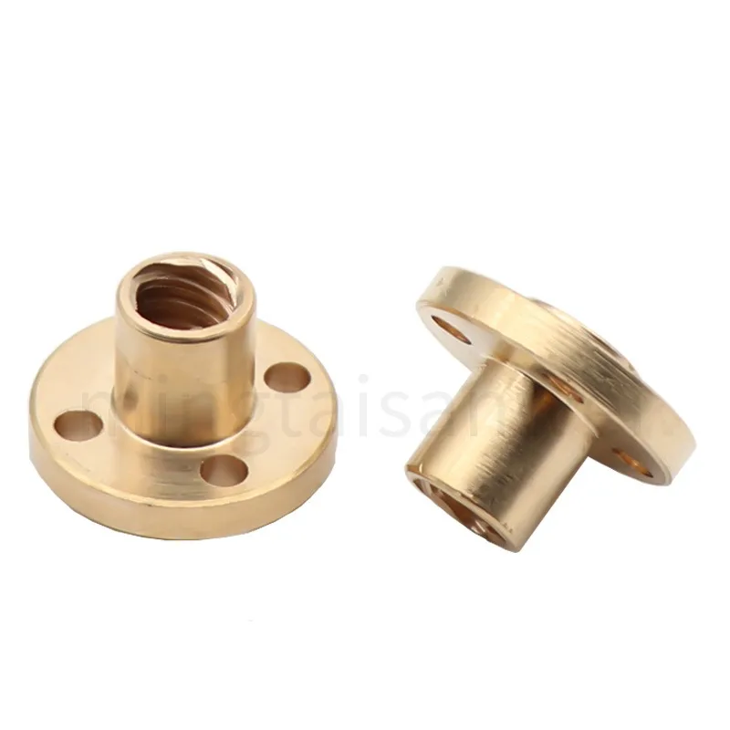 3D-Druckerzubehör T8-Schraubenmutter, Teilung 2 mm Steigung 8/2 mm Trapezschraube Messingmutter