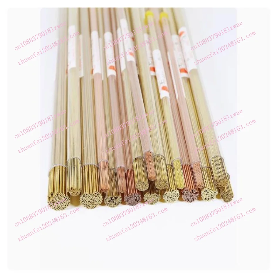 Single Hole Brass Tube,Copper Tube 500mm Drilling Machine EDM Wire Cutting Accessories Slow Running Electrode Consumables