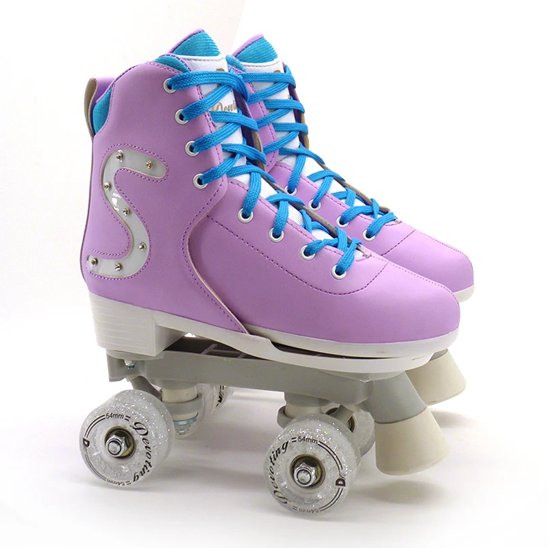 2022 Wholesale High-Quality 4-Wheel Skates Roller Skates Shoes Kids Boys Quad Roller Skate