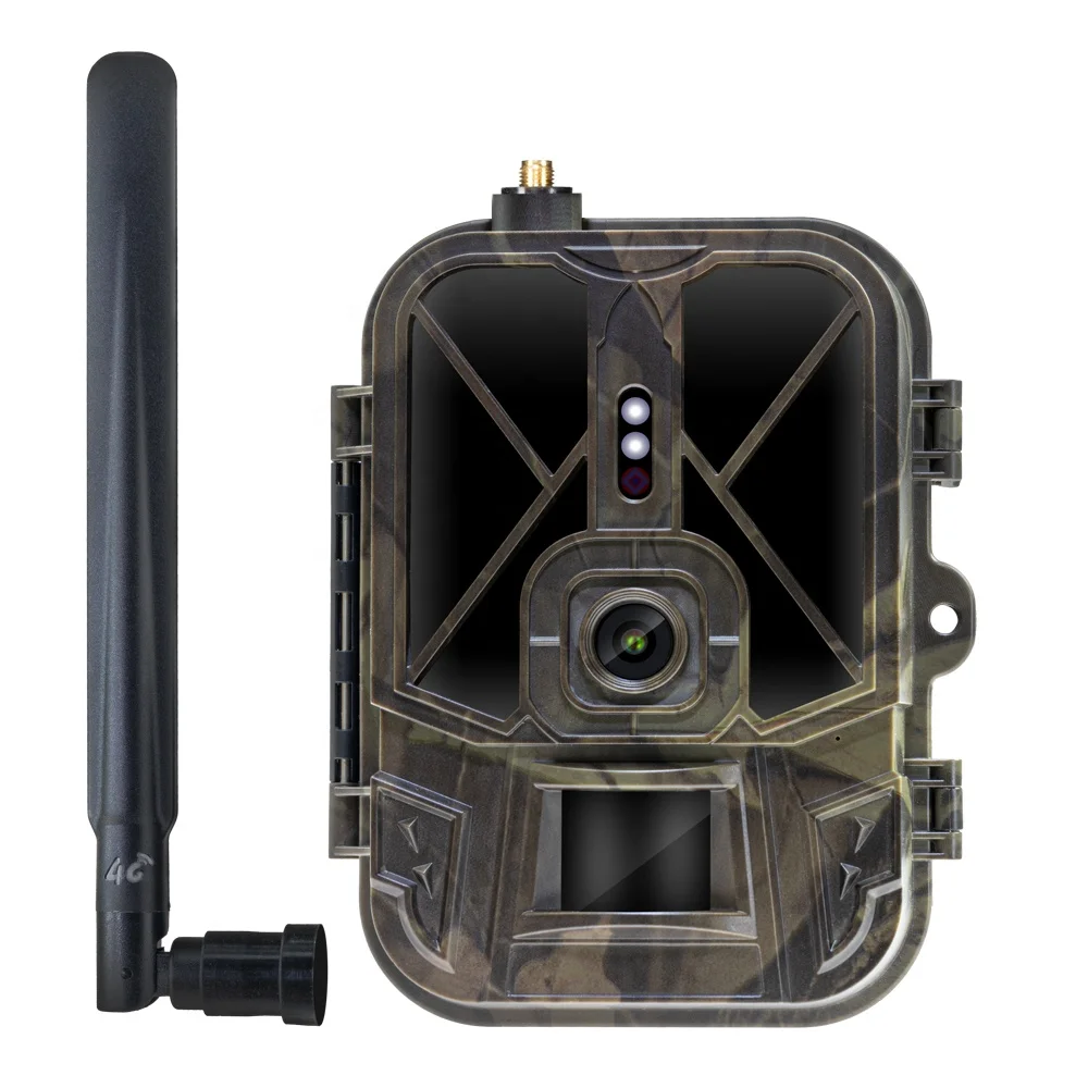 Caméra de suivi 4G, 4K, 36MP, avec batterie au lithium, pour la chasse, vision nocturne, quelque part, caméra de reconnaissance