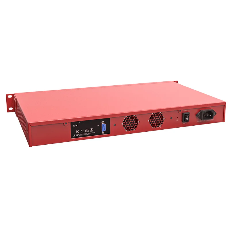 Rode Firewall Netwerkserver 8 Gigabit Ethernet Poort 1G Sfp Linux Pfsense Ikuaios Rack Mount 8lan 1u