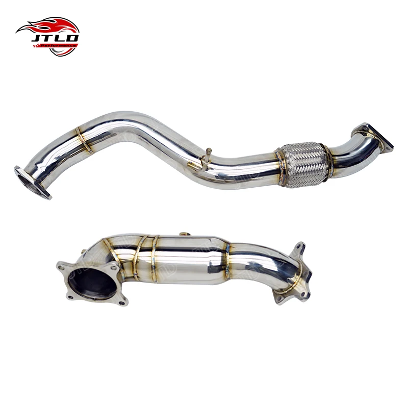 For Honda Civic Type R FL5 2.0T Turbo Downpipe Stainless Steel High Flow Exhaust System Performance Upgrade Replacement