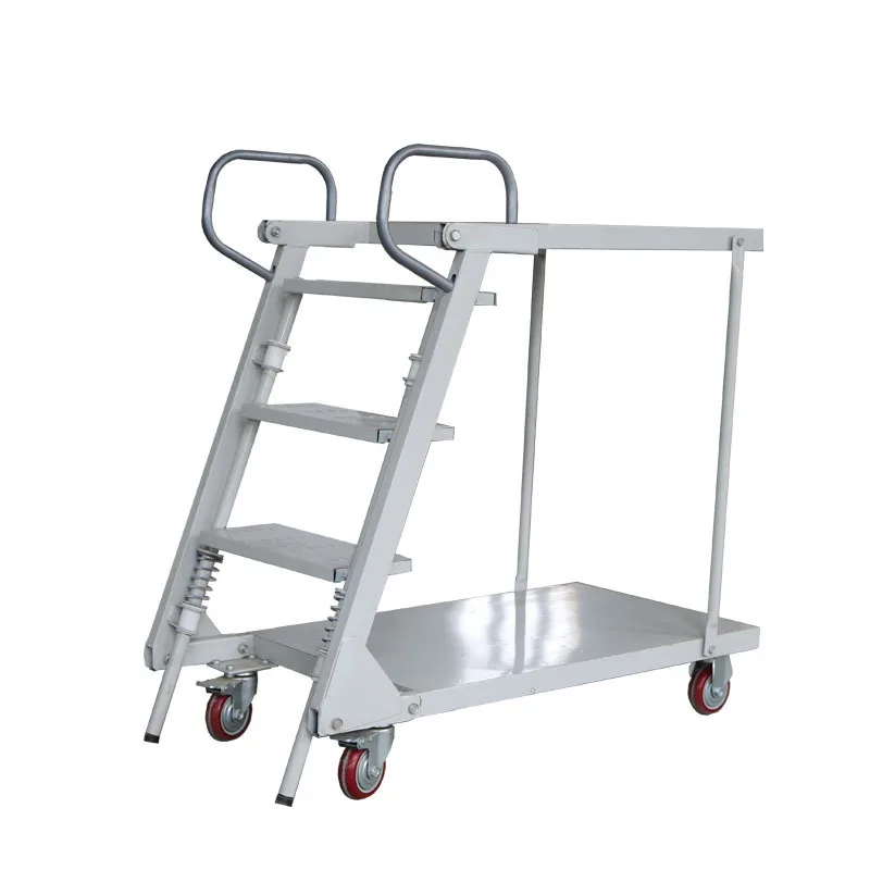 Warehouse ladder truck, supermarket inventory truck, warehouse climbing elevator