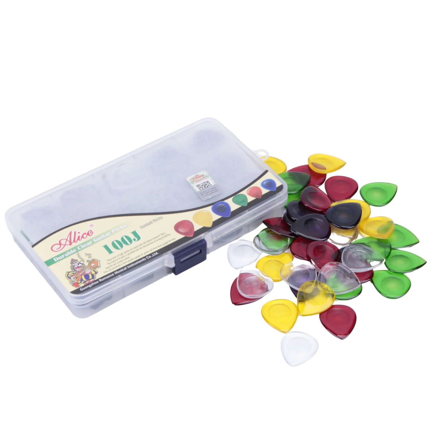 15 Stück farbige Gitarrenplektren, 1 mm/2 mm/3 mm – in drei verschiedenen Dicken, mit Rillen zur Verhinderung des Verrutschens – geeignet für Akustikgitarre, E-Gitarre und Bass. – Detail 5