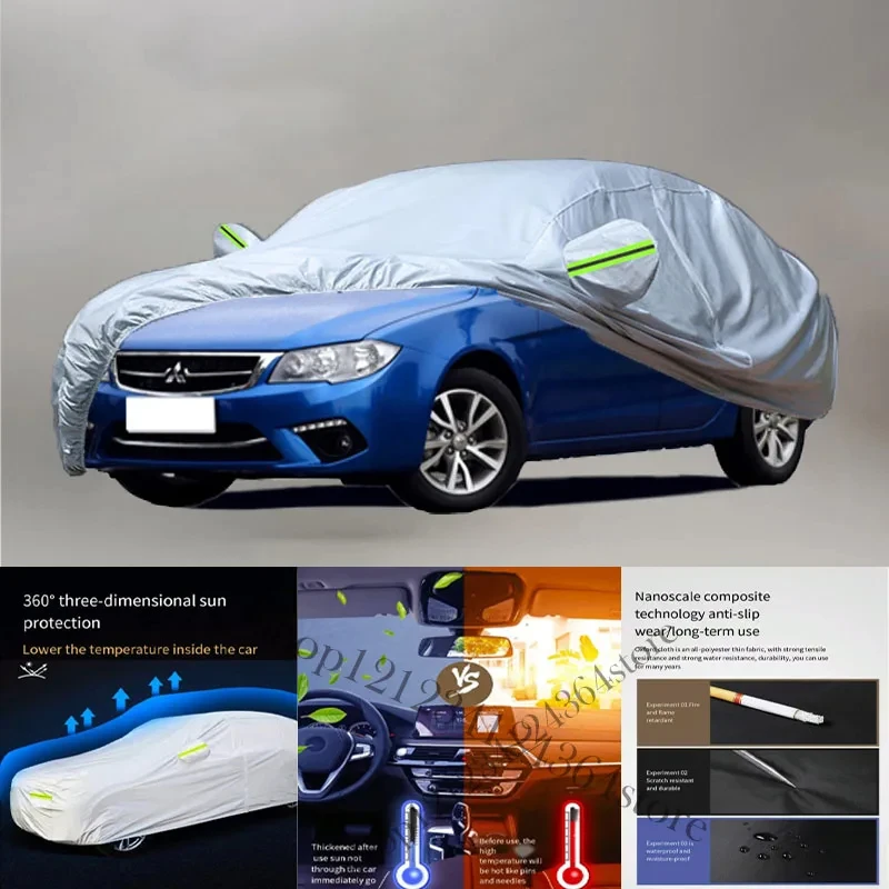 

For Mitsubishi-Fortis Auto Anti snow Anti dust Anti-uv Anti peeling paint And Anti Rainwater 210t Car cover protection