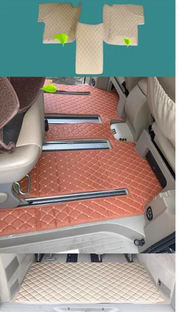 

Custom special car floor mats for Right hand drive Mercedes Benz Viano W639 2022-2003 7 8 seats waterproof Rugs durable carpets