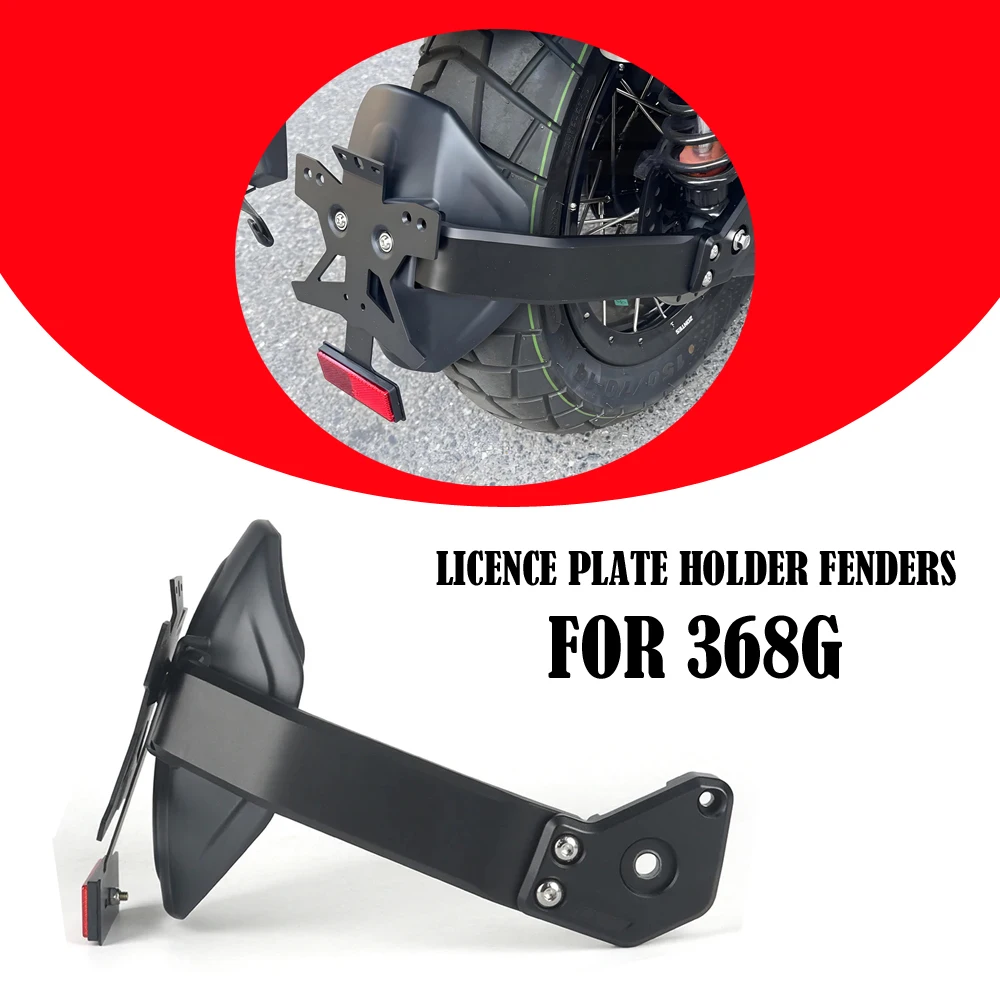 

Motorcycle For Zontes 368G 368 G Rear Wheel Hugger Mudguard Fender Mudflap Splash Guard License Plate Holder Fender Protector
