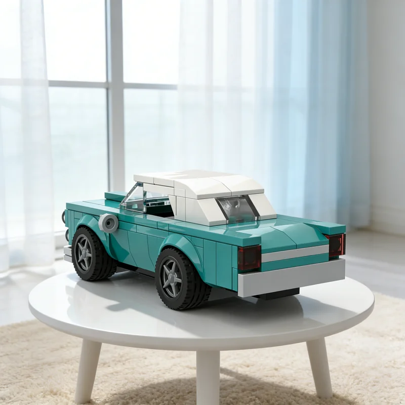 

Набор из 155 деталей MOC: Модель Ford Galaxie City Champions. Креативный конструктор для демонстрации, коллекционирования и декора. Премиум-подарок для детей и взрослых.