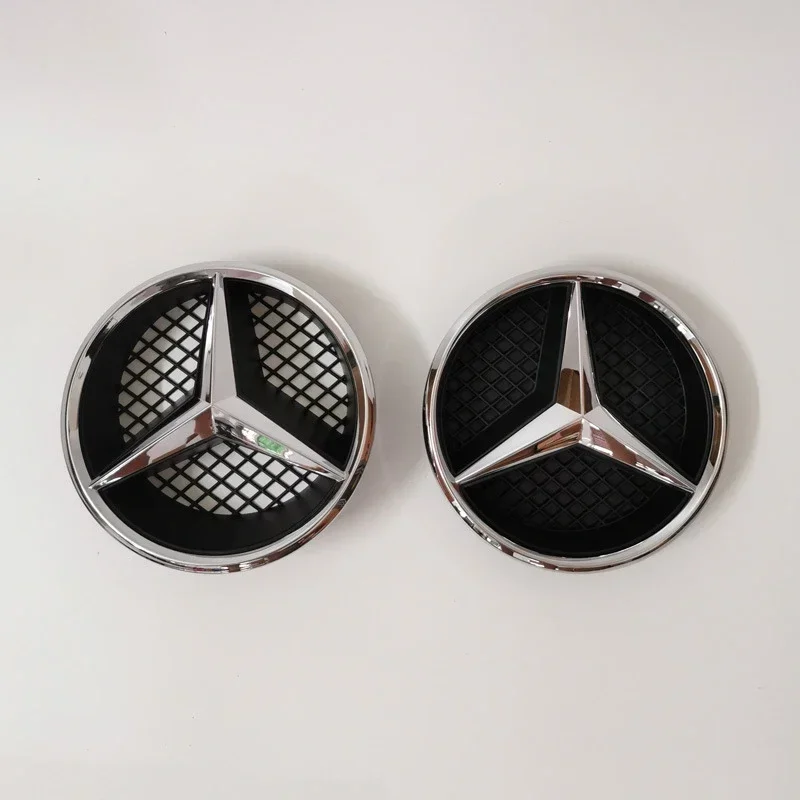 

3D Car Grill Emblem Star Badge Front Grill Logo For Mercedes Benz W204 W205 W213 X253 A B C E S CLA GLB GLC GLE GLS
