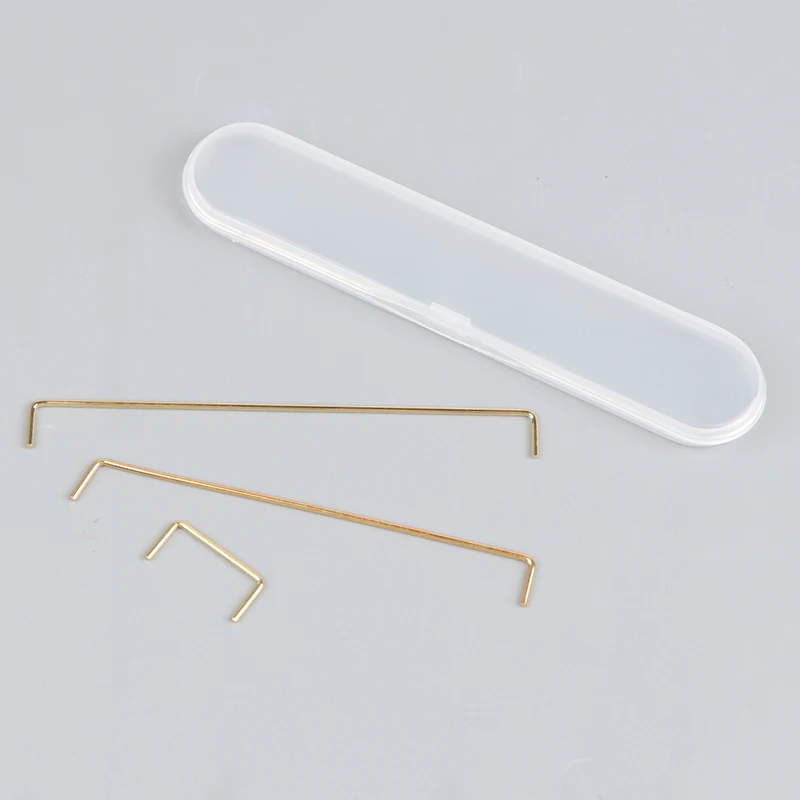 1PC stabilizzatori per tastiera meccanica PCB filo di acciaio placcato oro sostituire 2U 6.25u 7U tastiera meccanica da 1.5mm mantenere il Kit fai da te