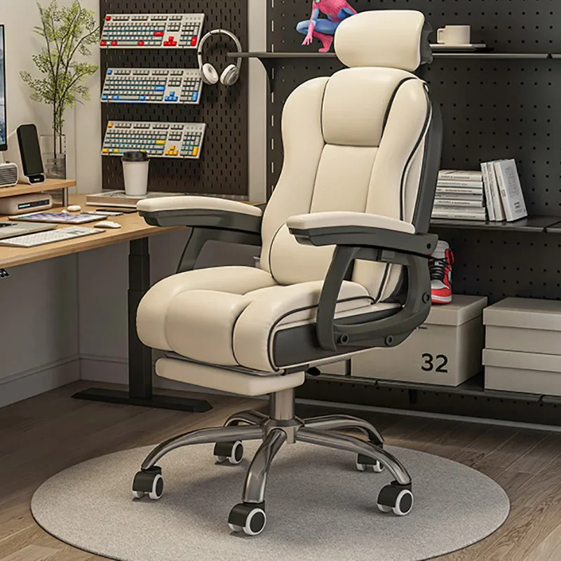 

Swivel Chair Height Adjustable Luxury Relax Furniture Lazy Office Footrest Desk Chairs Rotating Swivel Gamer Pc Design Cadeira