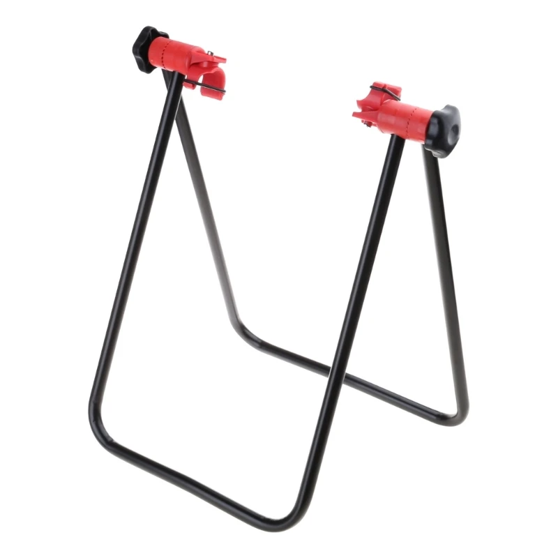 

Road Bike Stand Vertical Bike Rack Foldable Bike Floor Stand Bike Display Wheel Hub Bracket Repair Rack D5QD