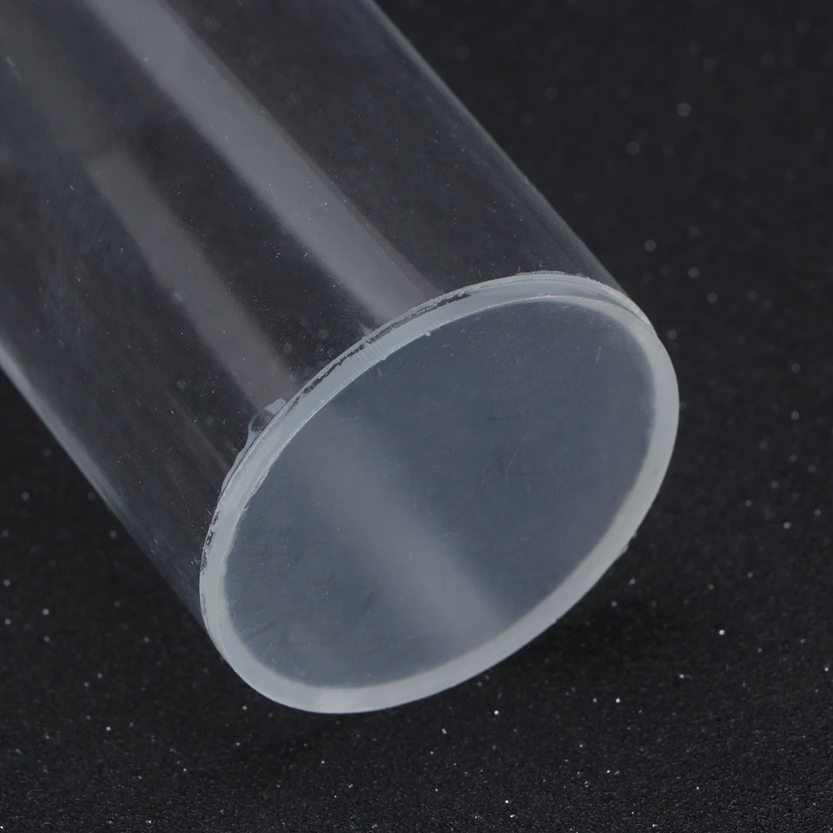 Cylinder Shape Hair Ties Holder Transparent 16cm Jewelry Bracelet Organizer Display Stand Elegant Tabletop Decoration Reusable