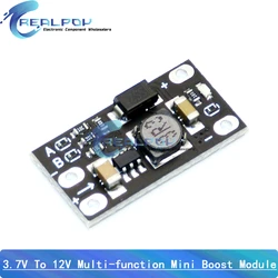 1.5A Multi-function Mini Boost Module Step Up Board 5V 8V 9V 12V LED Indicator Diy Voltage Module 3.7V lithium battery boost