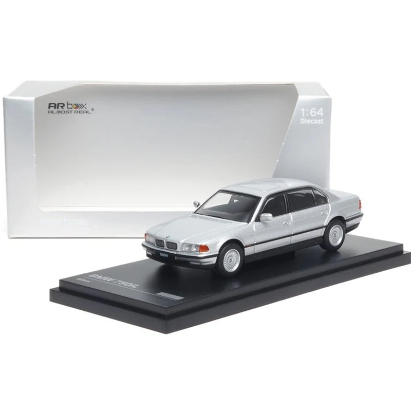 AR Diecast 1/64 Scale BMW 750iL E38 Car Model Alloy BMW 750iL E38 Classic Car Model Collection Ornaments