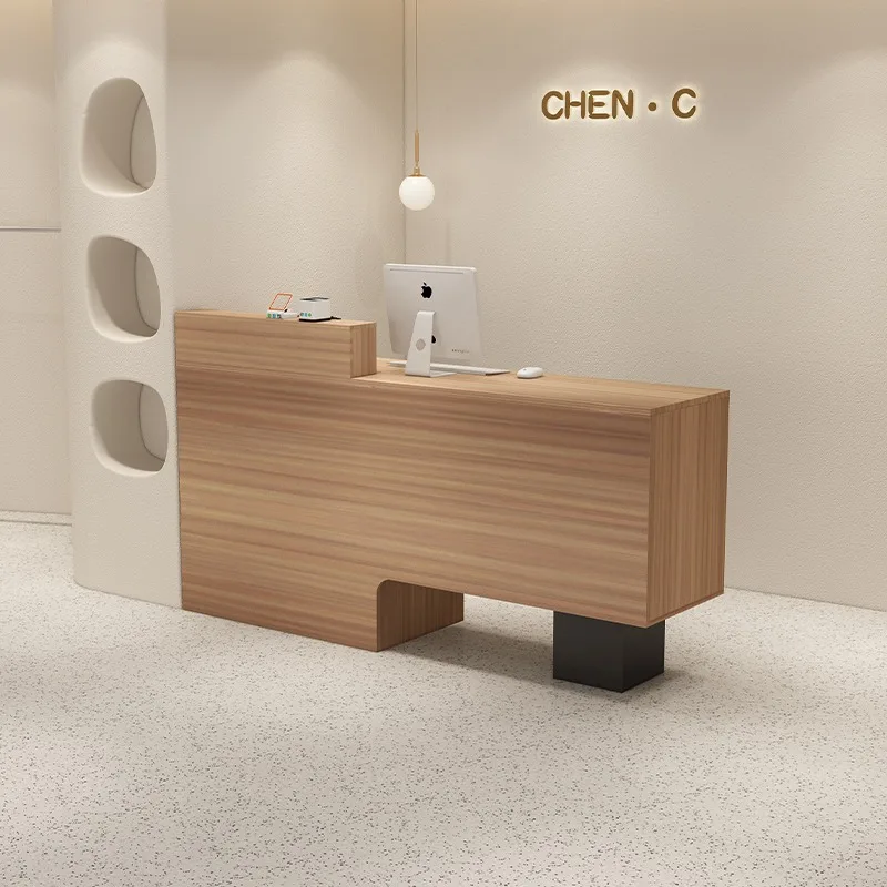 

Hair Salon Office Reception Desk Counter Luxury Beauty Simple Reception Desks Modern Escritorio De Recepcion Salon Furniture