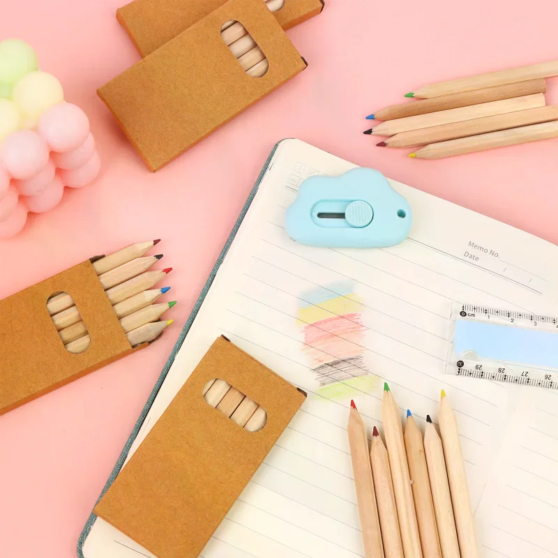 

100 упаковок/600 шт. цветные карандаши, набор мини-карандашей для рисования для детей, 3,5-дюймовые короткие толстые цветные карандаши для взрослых, раскраски