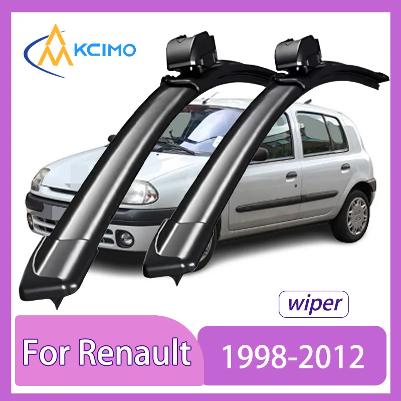 

For Renault Clio II X65 1998-2012 Renault Clio Campus Quiet Beam Wiper Blades 2pcs Windscreen Window Car Accessories