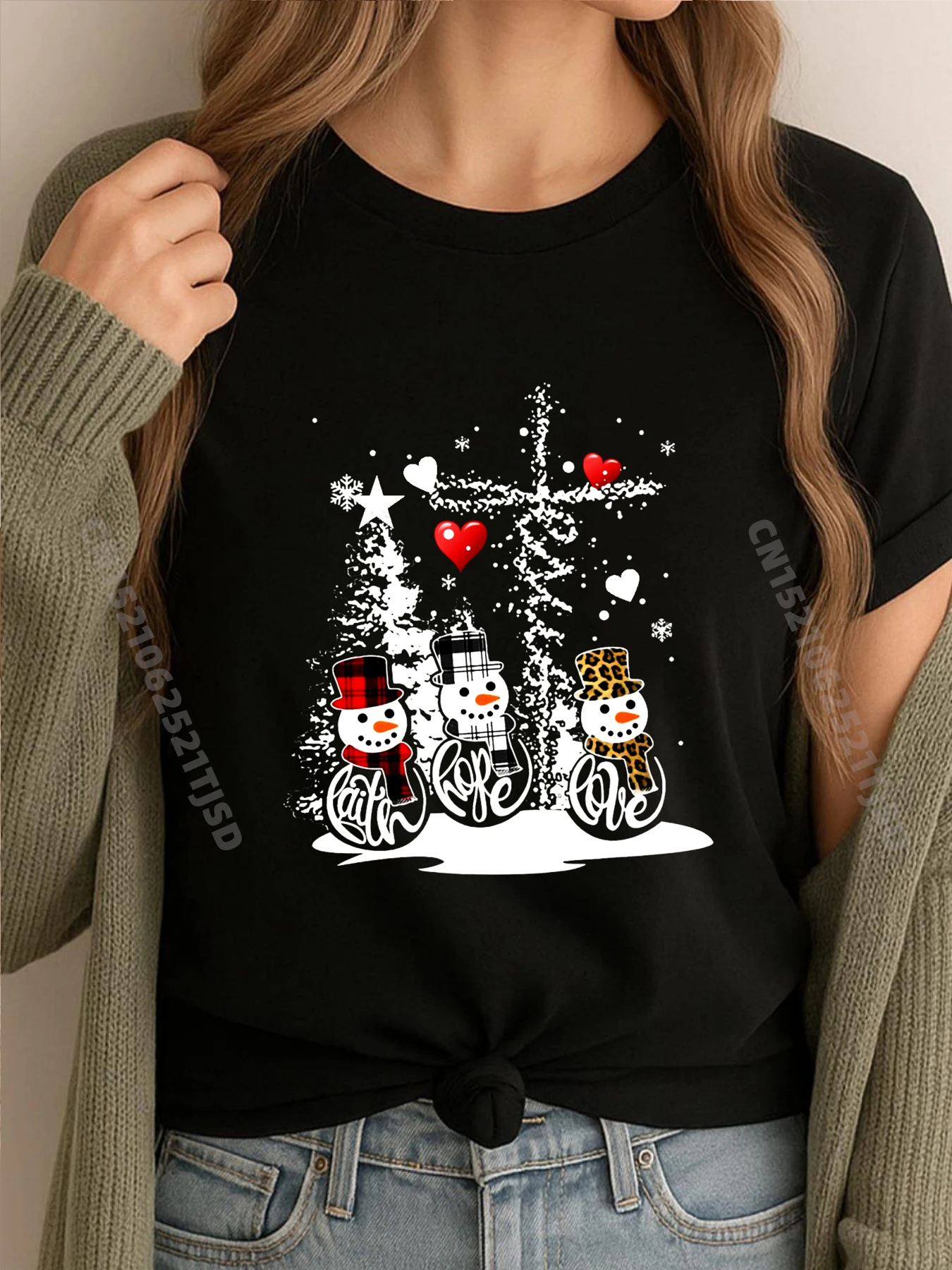 

Jesus Christmas Season Faith Love Snowman Christian Free Shippping Items Lowest Prices Camisetas Father's Day