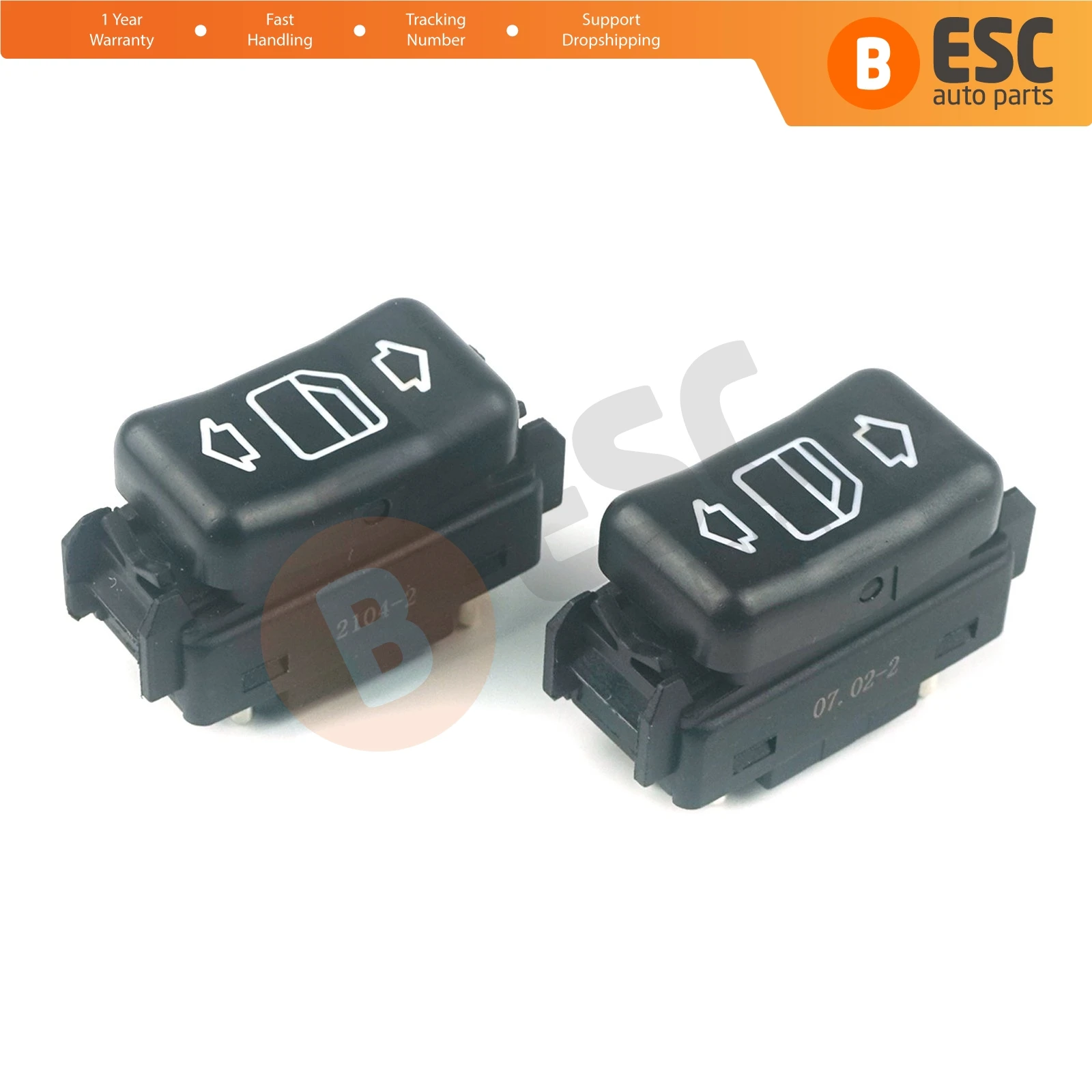 EDP631+EDP632 Center Console Master Electric Power Window Switch Left Right 1248204610 For Mercedes Benz E W124 W126 W201 W463