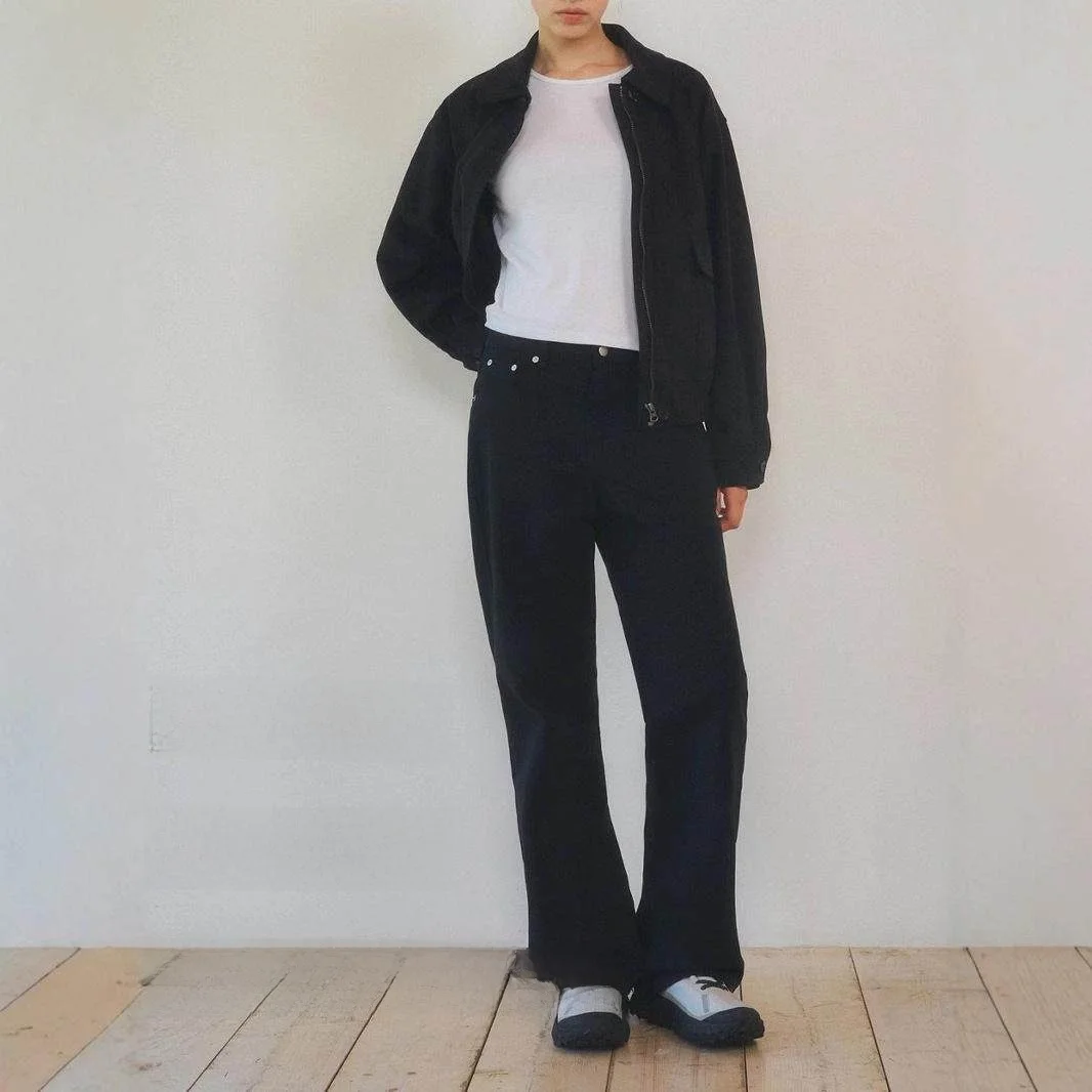 가죽 파일럿 재킷 여성용 롱 슬리브 가을 겨울 아우터웨어 부드러운 벨벳 느낌 출퇴근용 루즈핏 단색