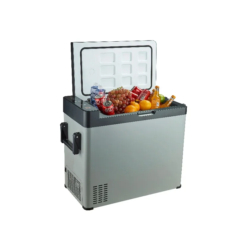 

Compressor High Quality Metal Car Fridge 60L Stainless Car Refrigerator Portable Fridge Freezer