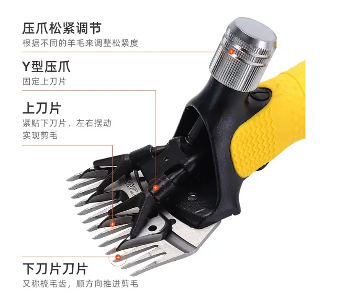Imported high-power brushless new low-voltage electric wool shears, electric faders, wool shears, electric scissors